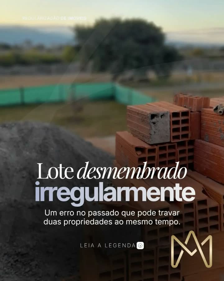 Post: Lote desmembrado irregularmente